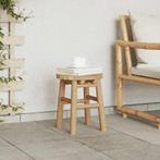 vidaXL Kruk Bruin 30 x 30 x 36 cm Bamboe, Huis en Inrichting, Verzenden, Nieuw