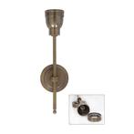 Wandlampen Messing Wandlamp Orly Antiek Messing, Huis en Inrichting, Lampen | Wandlampen, Verzenden, Nieuw
