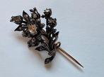 Sans prix de réserve - Broche - 14 carats Or jaune, Argent -, Bijoux, Sacs & Beauté, Bijoux anciens