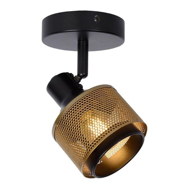 Lucide RAFA - Wandspot - 1xE14 - Zwart -, Huis en Inrichting, Lampen | Losse lampen, Nieuw, Verzenden