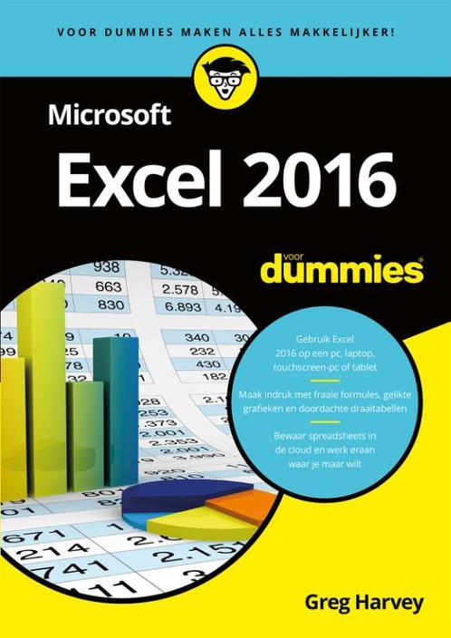 Voor Dummies  -   Microsoft Excel 2016 voor Dummies, Livres, Informatique & Ordinateur, Envoi