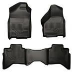 Husky Liners Floor Mats Front + Rear RAM 02-08 Quadcab black, Ophalen of Verzenden, Nieuw, Dodge