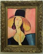 Carlo Capelli Copista (XX), Da Modigliani - Jeanne au grand, Antiek en Kunst