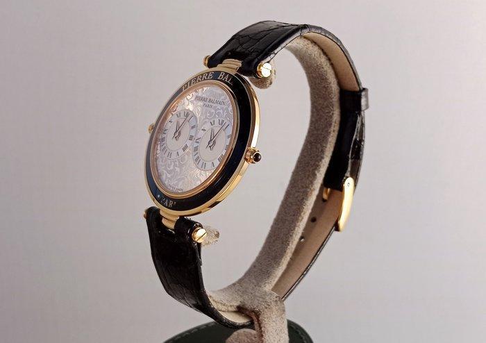 Pierre Balmain - Dual Time Extra Plate - Quartz - Zonder, Handtassen en Accessoires, Horloges | Heren
