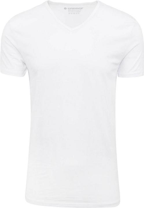 Garage Stretch Basic Wit V-Hals maat Maat 52/54 (L) Heren, Kleding | Heren, T-shirts, Wit, Nieuw, Maat 52/54 (L), Verzenden