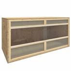 vidaXL Terrarium 100x47x47 cm bewerkt hout, Animaux & Accessoires, Rongeurs & Lapins | Cages & Clapiers, Verzenden