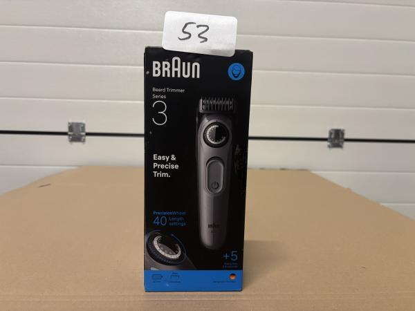 Veiling - BRAUN BT 3560 Baardtrimmer, Electroménager, Équipement de Soins personnels