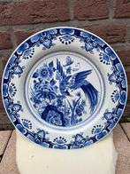 De Porceleyne Fles, Delft - Wandbord - Delfts blauw groot, Antiek en Kunst