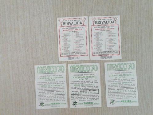 1970 Panini World Cup Mexico 70 - Mexico - 2x Bisvalida + 3x, Verzamelen, Stickers