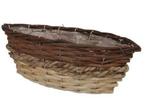 Mand Wilgentenen Pampas Tricolor Naturel 31x11x10 cm