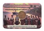 Nederland. Juliana. Coincard Het laatste koloniale, Timbres & Monnaies, Monnaies | Pays-Bas
