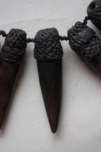 Boaya-halsketting van wildzwijnentanden met, Antiek en Kunst