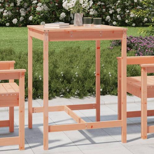 vidaXL Table de jardin 82,5x82,5x110 cm bois massif de, Jardin & Terrasse, Ensembles de jardin, Neuf, Envoi