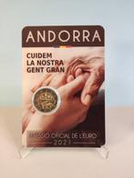 Andorra. 2 Euro 2021 Meritxell + Elderly Care (2 monete)