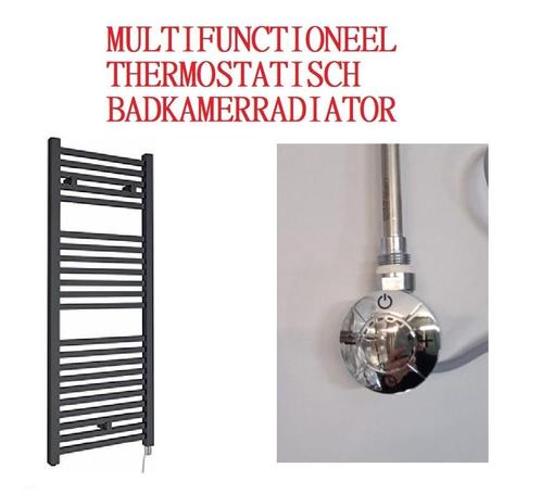 80x60 cm - 547 Watt - Oppio Handdoekradiator - Zwart (RAL, Doe-het-zelf en Bouw, Verwarming en Radiatoren, Ophalen of Verzenden