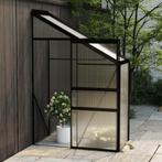 vidaXL Broeikas 1,38 m² aluminium antracietkleurig