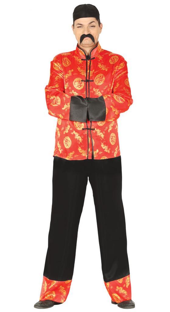 Chinees Kostuum, Kleding | Heren, Carnavalskleding en Feestkleding, Nieuw, Verzenden