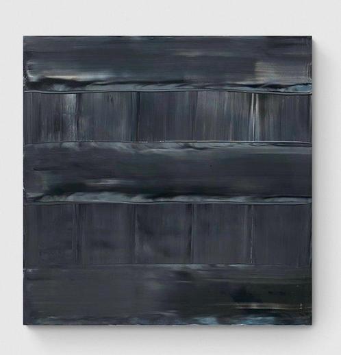 Alberto Stocco - Black abstract, Antiquités & Art, Art | Peinture | Moderne