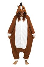 Onesie Paard Pak XL-XXL Paardenpak Kostuum Bruin Veulen Zach, Kleding | Dames, Carnavalskleding en Feestkleding, Nieuw, Ophalen of Verzenden