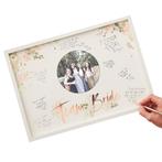 Bruiloft Gastenboek Team Bride Hout 32cm, Hobby en Vrije tijd, Verzenden, Nieuw