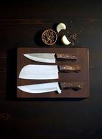 Set of THREE, Hand-Forged with Old DUAL polish Steel,, Antiek en Kunst, Antiek | Keukengerei
