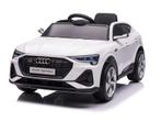 Audi e-tron , elektrische kinderauto met rubberen banden, Kinderen en Baby's, Ophalen of Verzenden, Nieuw, Afstandsbediening