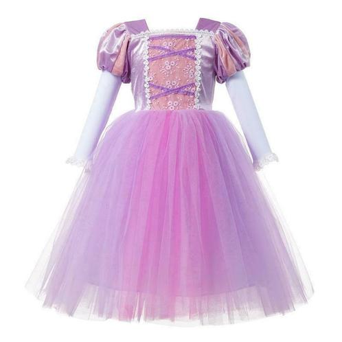 Prinsessenjurk - Luxe prinses Rapunzel jurk - Kleedje, Kinderen en Baby's, Carnavalskleding en Verkleedspullen, Verzenden