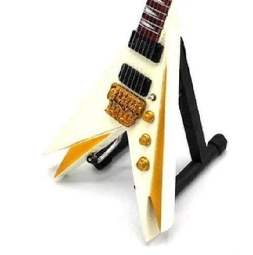 Miniatuur Jackson gitaar met gratis standaard, Verzamelen, Muziek, Artiesten en Beroemdheden, Pop, Beeldje of Miniatuur, Nieuw