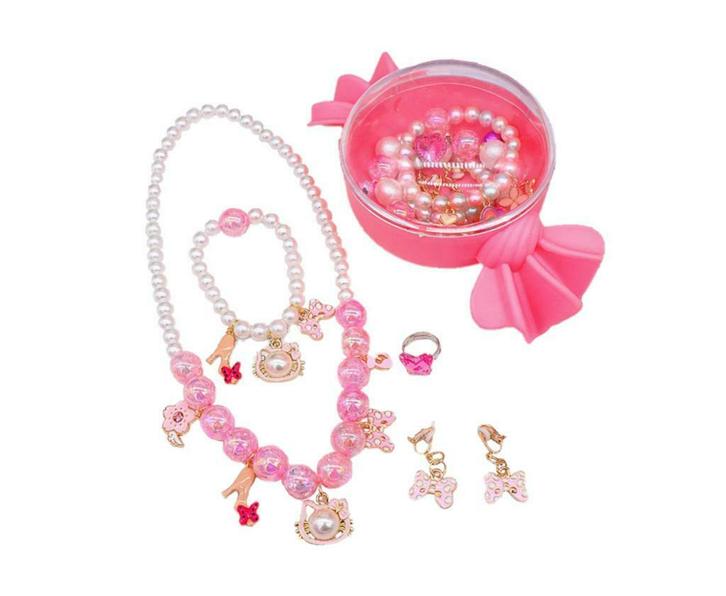 Prinsessenjurk - Juwelen set - Strikjes - Kleedje, Enfants & Bébés, Costumes de carnaval & Déguisements, Envoi