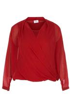 Blouse Zizzi EMMA voile overslag maat s, Kleding | Dames, Verzenden, Nieuw