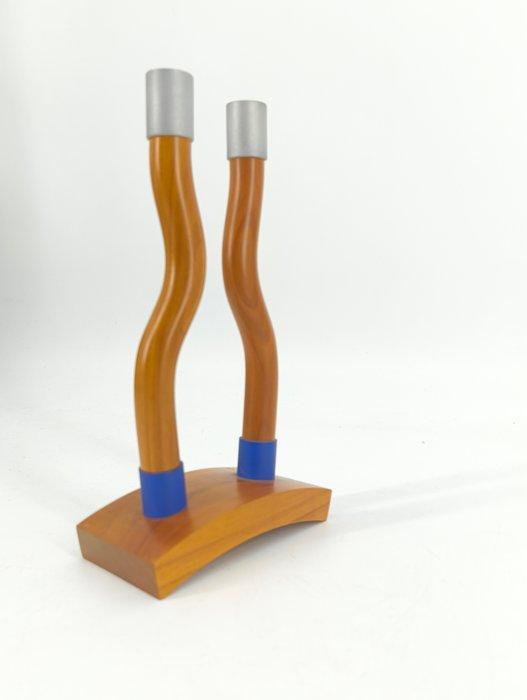 Alessi - Adalberto Pironi - Kandelaar La Fiamme - Hout,, Antiek en Kunst, Antiek | Meubels | Stoelen en Sofa's