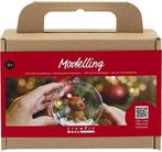 Diykit pakket hobbyset mini kerstbal boetseren sneeuwpop, Nieuw