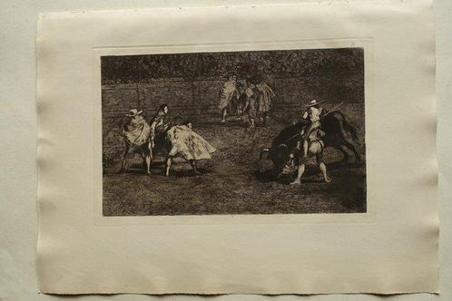 Francisco de Goya (1746-1828), after - La Tauromaquia Blatt, Antiek en Kunst, Antiek | Overige Antiek