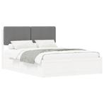 Bedframe 90x190 Lichtgrijs | Retour Deal 35% Korting, Huis en Inrichting, Slaapkamer | Bedden, 90 cm, Eenpersoons, Verzenden, Nieuw