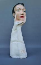 Beeld, Christian Dior - Reclame Buste - 57.5 cm - Gips