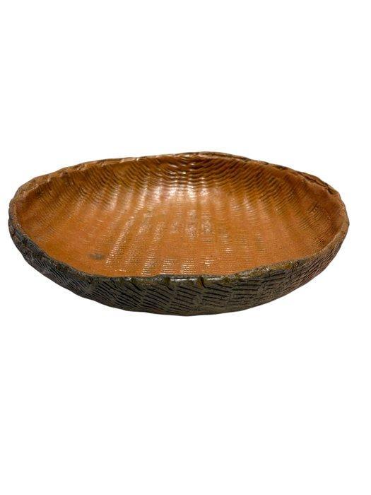 Dienblad - Keramiek - Wabi-Sabi keramiek dienblad, Antiek en Kunst, Antiek | Overige Antiek