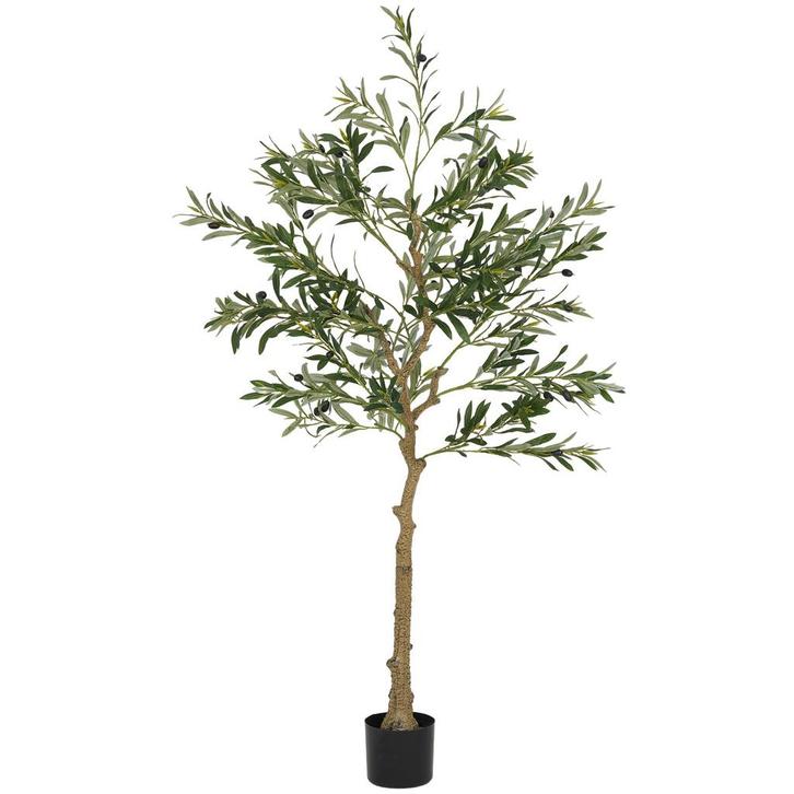 Kunstplant Olijfboom - Vol en sierlijk - Groen, Huis en Inrichting, Kamerplanten, Ophalen of Verzenden