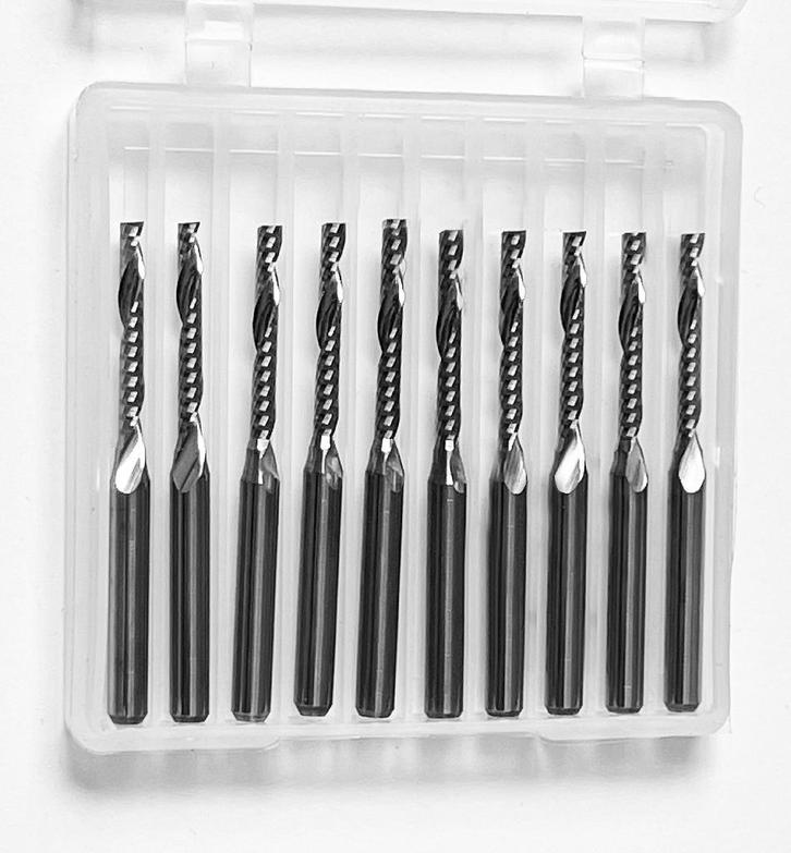 Set HQ micro frezen met enkele groef (2,0 mm, 10 stuks), Doe-het-zelf en Bouw, Gereedschap | Overige machines, Nieuw, Verzenden