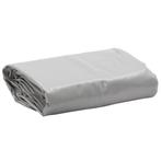 vidaXL Dekzeil 650 g/m² Ø 2,6 m grijs, Verzenden, Nieuw