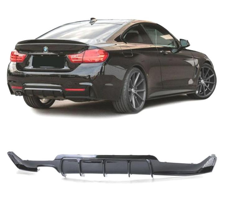 DIFFUSEUR BMW F32 F33 F36 13-20 M PERFORMANCE NOIR BRILLANT, Auto-onderdelen, Carrosserie, Verzenden