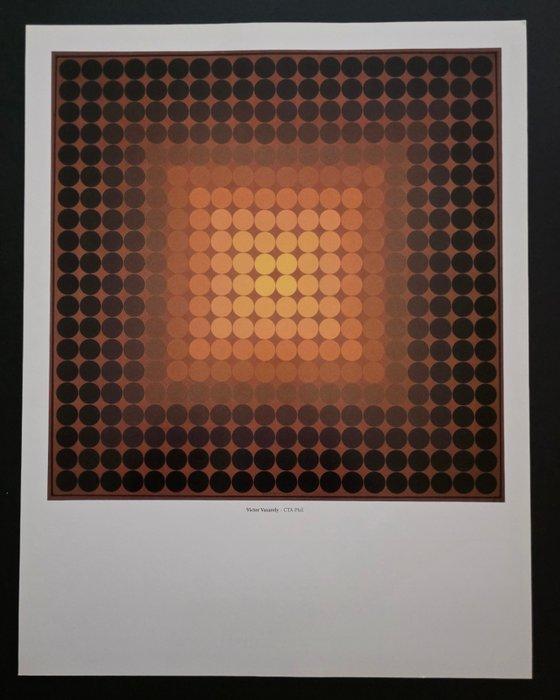 Victor Vasarely (1906-1997) - CTA Phil (Etat neuf) tirage, Antiquités & Art, Antiquités | Autres Antiquités