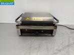 RVS Caterchef Paninigrill Contactgrill Geribbeld 230V Horeca, Ophalen of Verzenden, Nieuw in verpakking