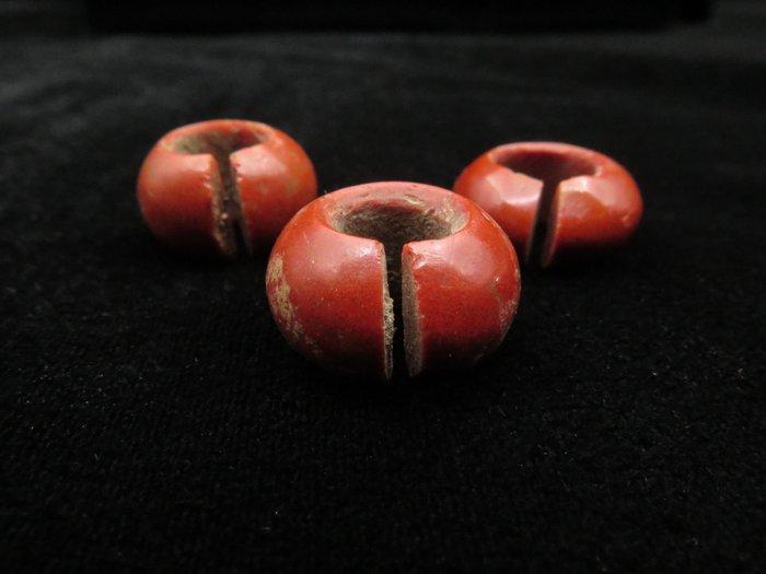 Égypte ancienne Faience Anneau décoratif pour cheveux (3, Antiquités & Art, Antiquités | Autres Antiquités