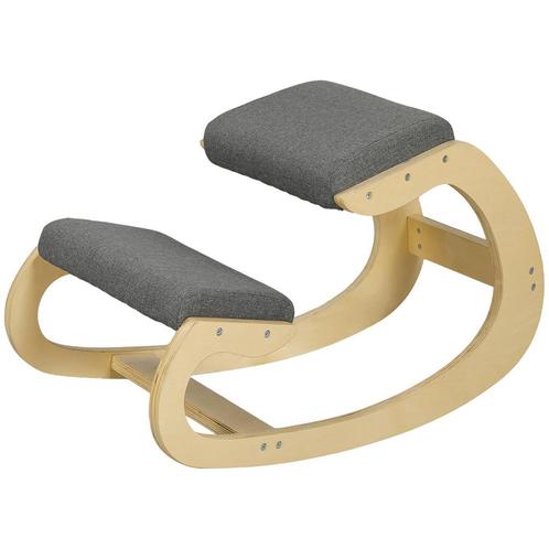 Knieststoel - Ergonomisch - Schommelend - Grijs, Huis en Inrichting, Bureaus, Nieuw, Ophalen of Verzenden
