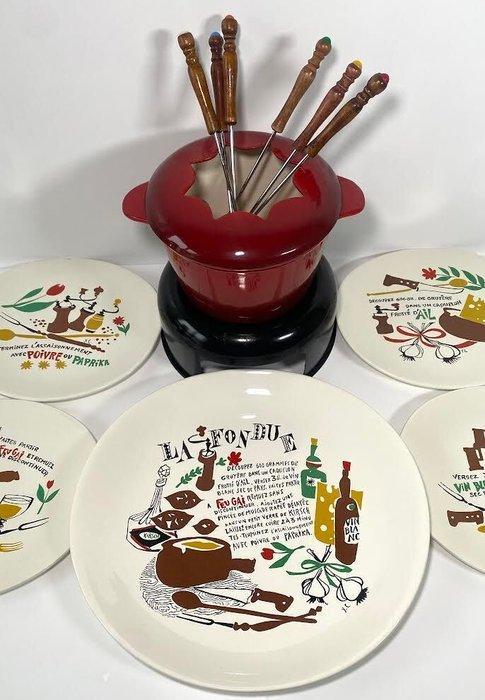 Style Le Creuset + Thonon Salins - Tafelservies (7) -, Antiek en Kunst, Antiek | Meubels | Tafels