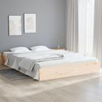 vidaXL Cadre de lit Bois massif 140x200 cm, Maison & Meubles, Chambre à coucher | Lits, Neuf, Verzenden