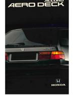 1993 HONDA ACCORD AERO DECK BROCHURE NEDERLANDS, Nieuw