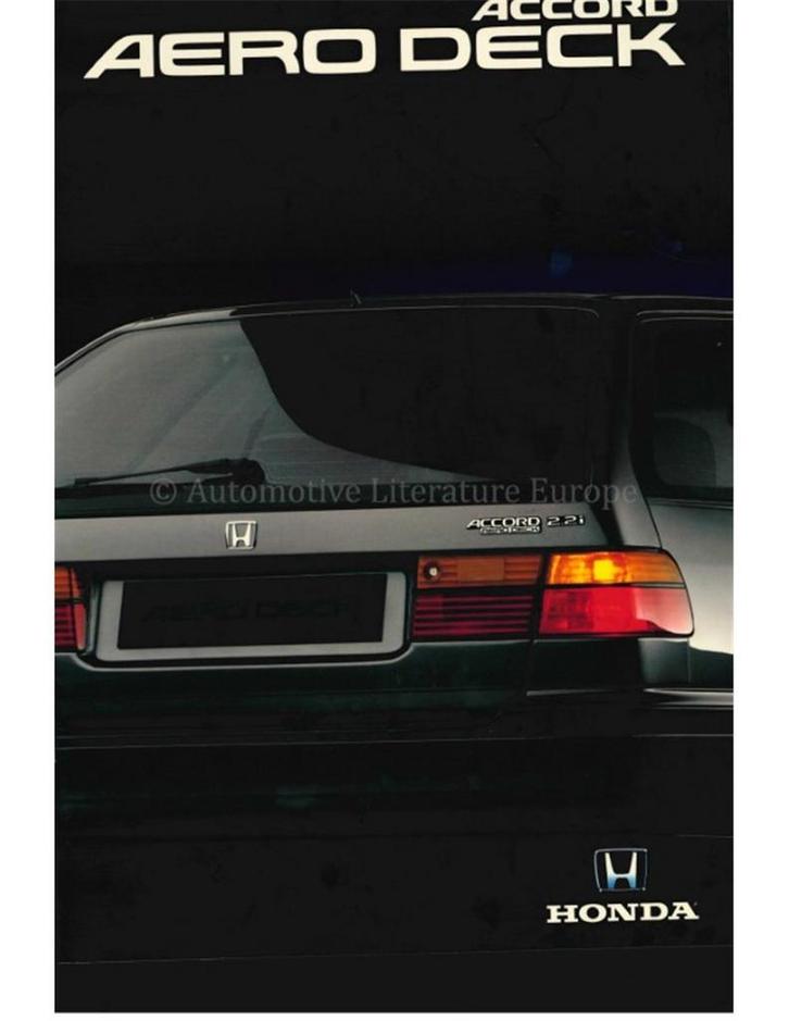 1993 HONDA ACCORD AERO DECK BROCHURE NEDERLANDS, Boeken, Auto's | Folders en Tijdschriften