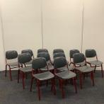 Complete set 12 stuks schoolstoelen zith. 43 cm,  van Helmut