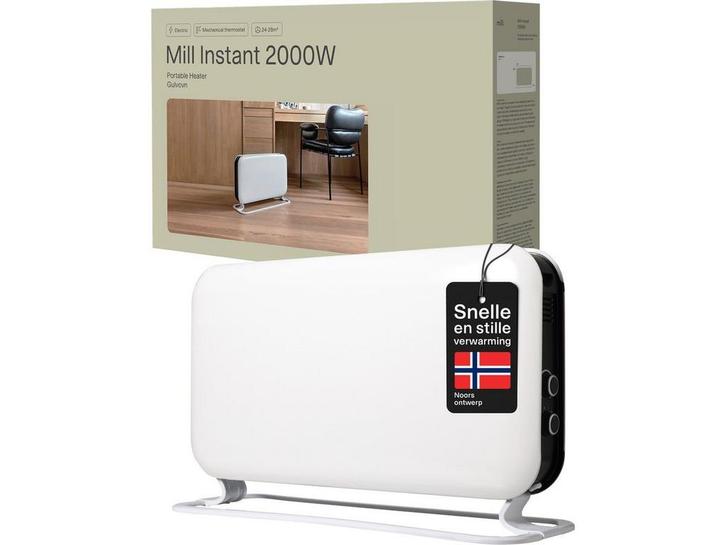 Mill SG2000MEC - convectorkachel - 2000 Watt - 3 standen -, Huis en Inrichting, Woonaccessoires | Overige, Zo goed als nieuw, Verzenden